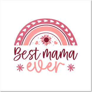 Best Mama Ever Tee, Mother's Day Posters and Art